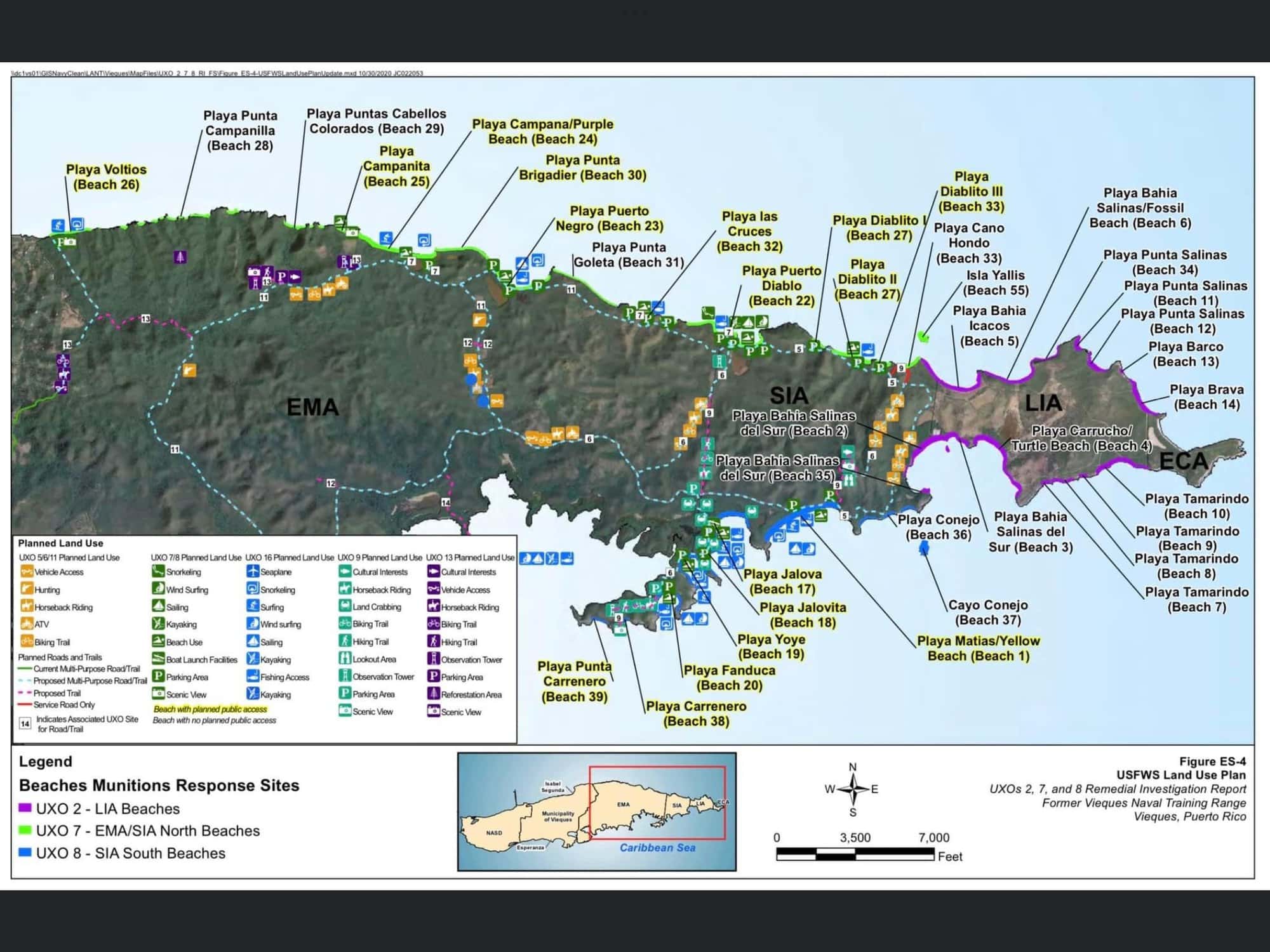 Other Vieques Maps – Vieques Beach Map